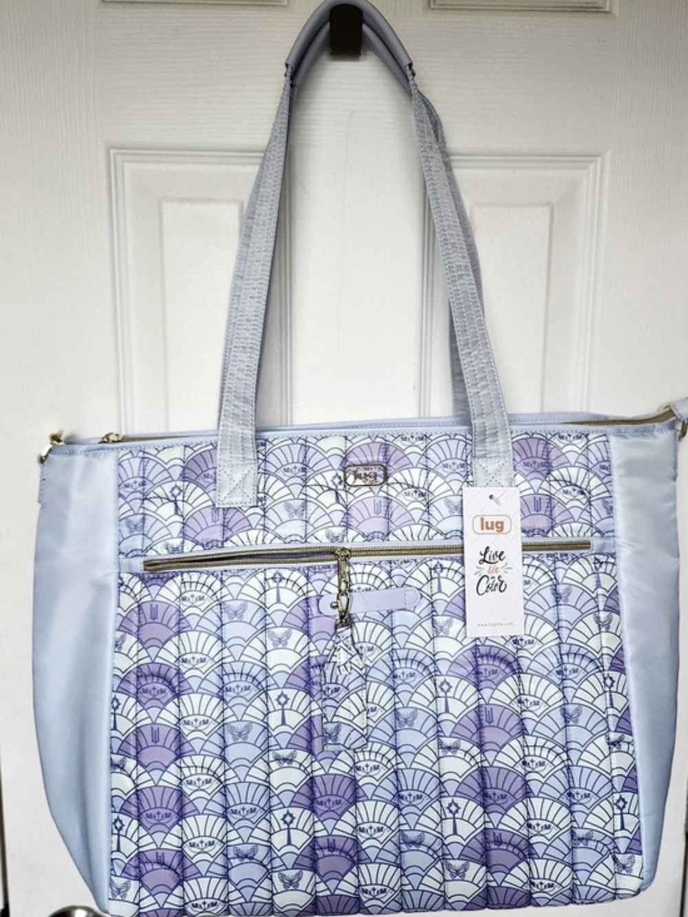 Lug Wicked x Lug Paddle Carry-All Tote Blue & Purple